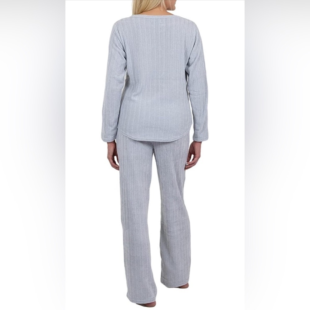 NWT- Jo & Bette Fleece Pajama Pants Set COLOR: Glacier Green - Picture 3 of 7
